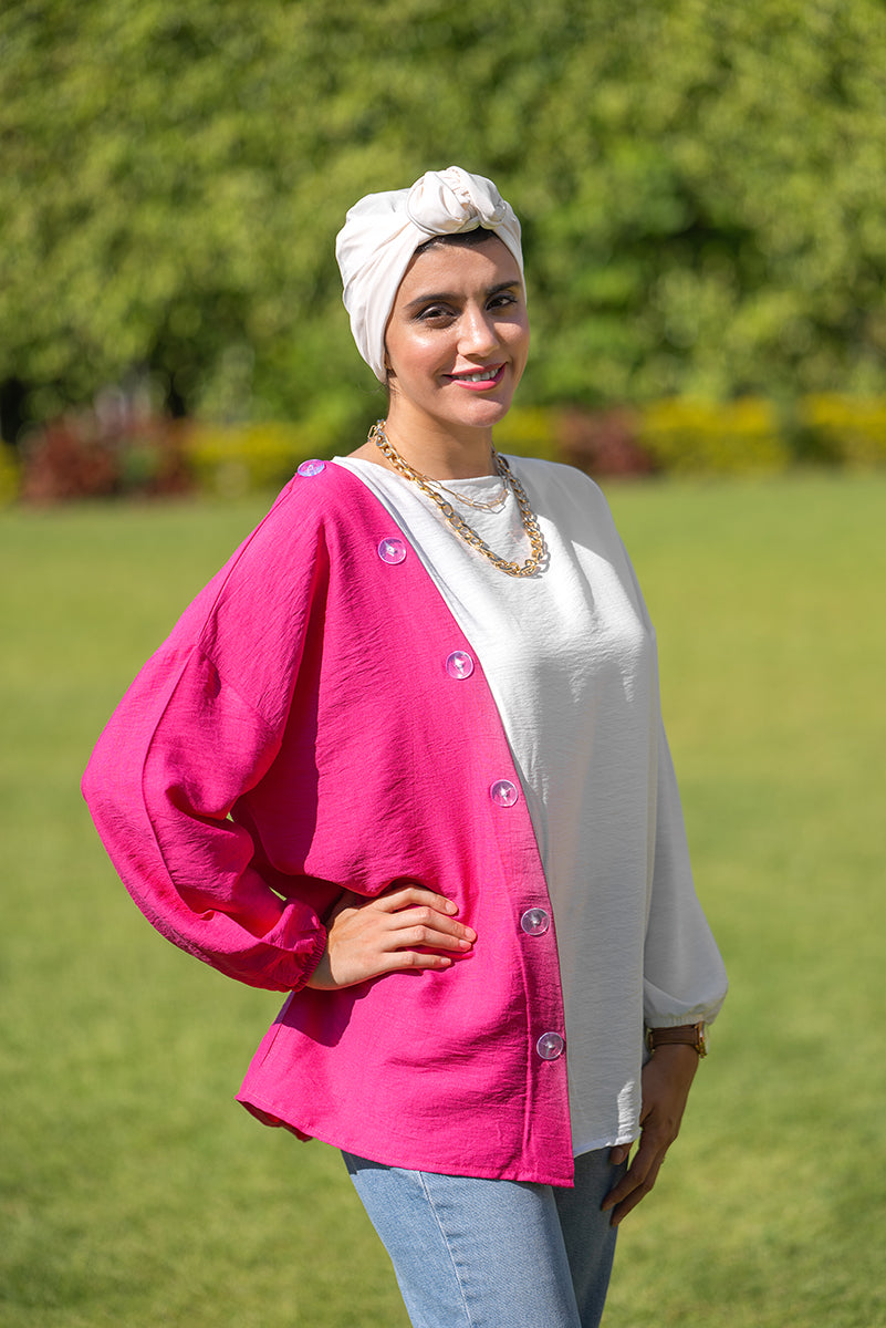 Strawberry Ice-cream Buttoned Blouse