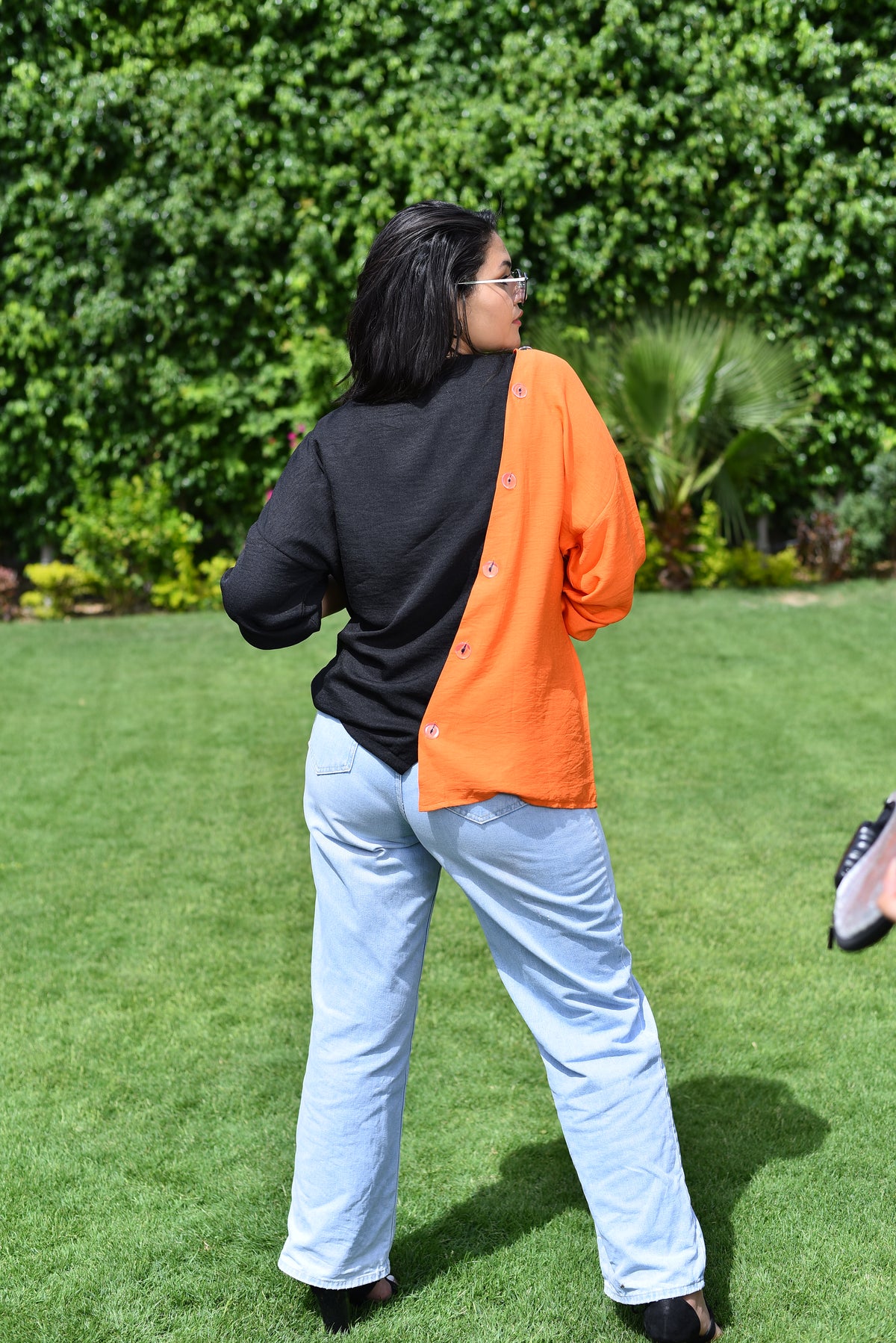 Orange is the new Black Buttoned Blouse