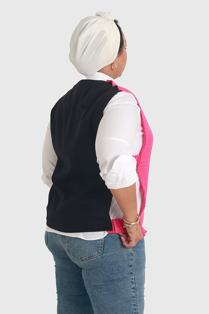 Pink Sprinkles Buttoned Vest