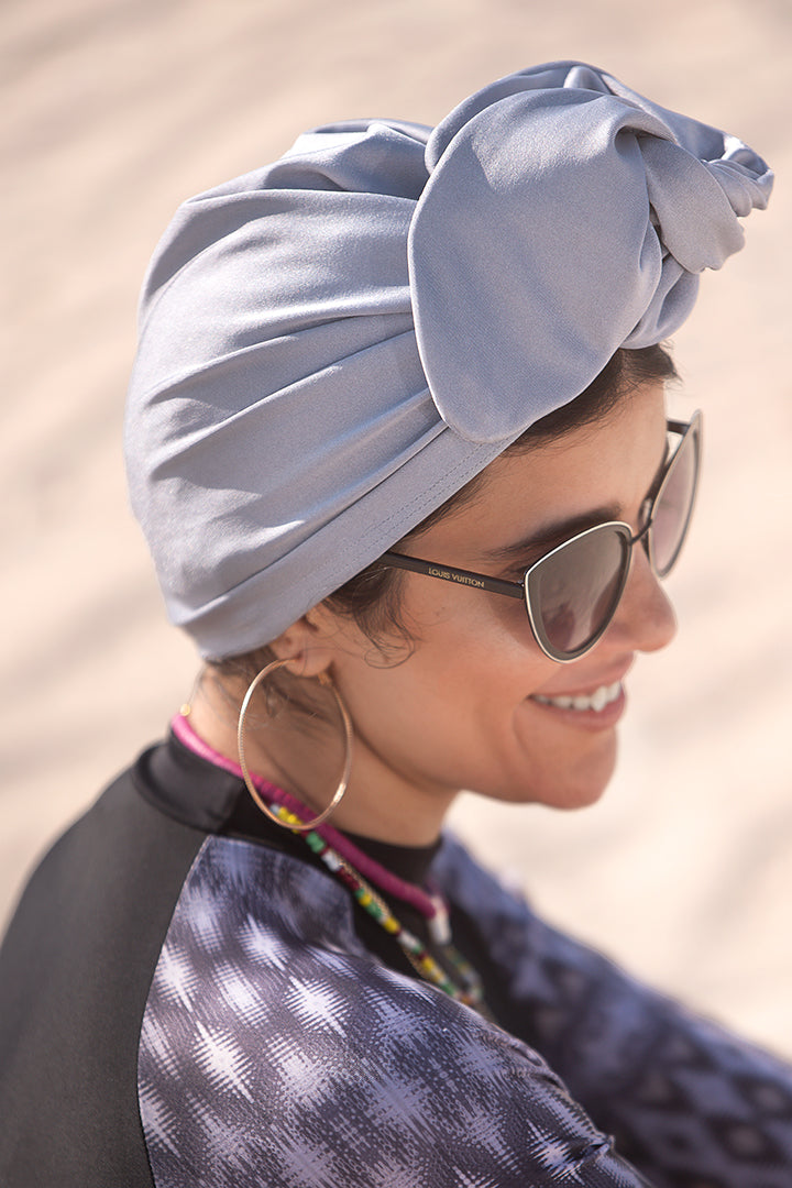 Grey Swim Turban